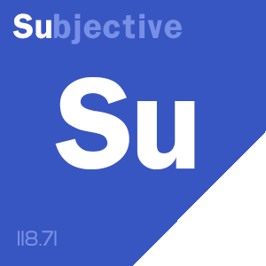 AHA! SUBJECTIVE content BADGE